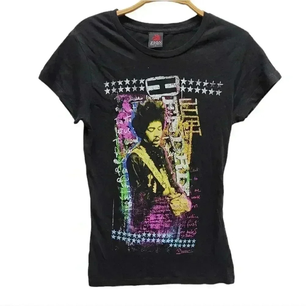 Jimmy Hendrix black zion rootswear t-shirt sz Large